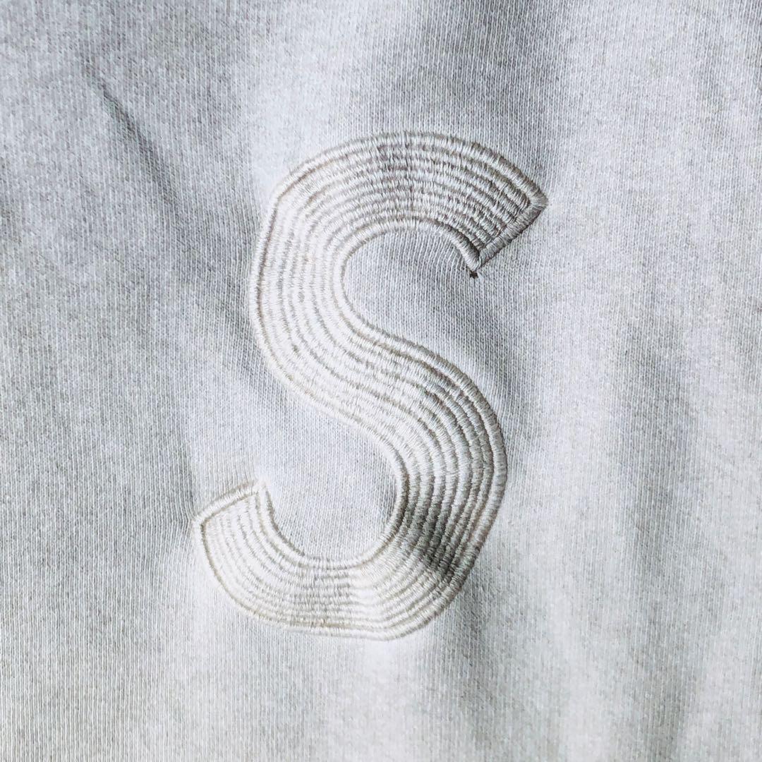 【人気モデル】シュプリーム Sロゴ ヴィーンテージ加工 パーカー XLサイズ