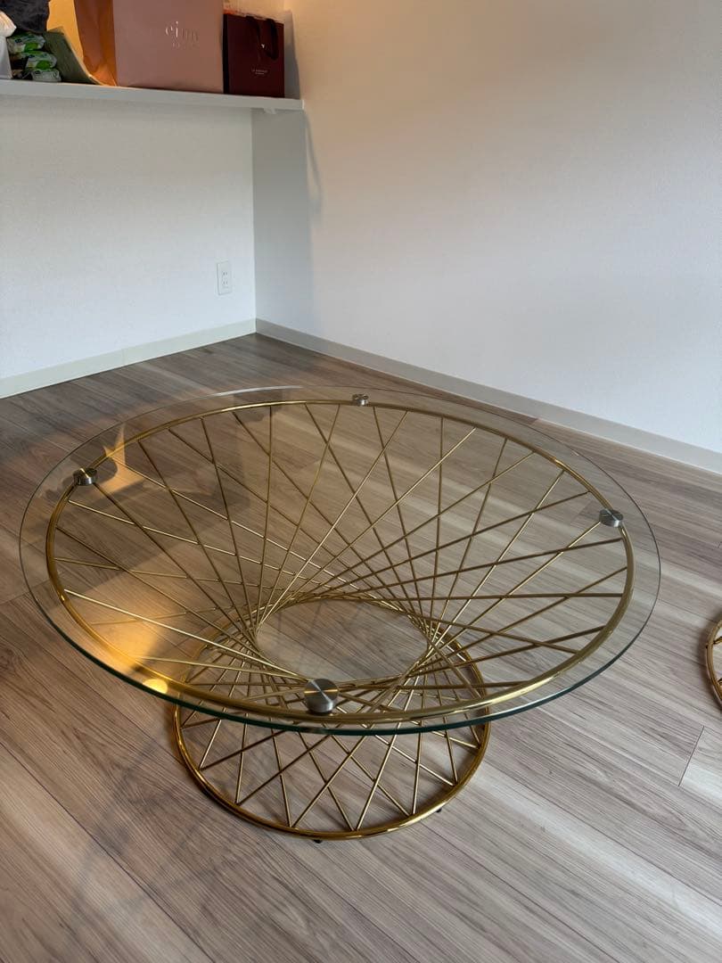 フランフラン　マーリアコーヒーテーブル　ガラス フランフラン マーリアコーヒーテーブル ガラス マーリア コーヒー