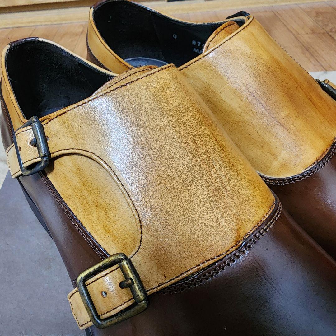 HILTON ダブルモンクストラップ 革靴