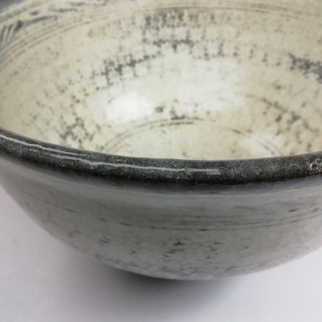 T944 茶碗 『三島茶碗』『菰山窯 宮田豊 造』『大徳寺 矢野宗深 書付』