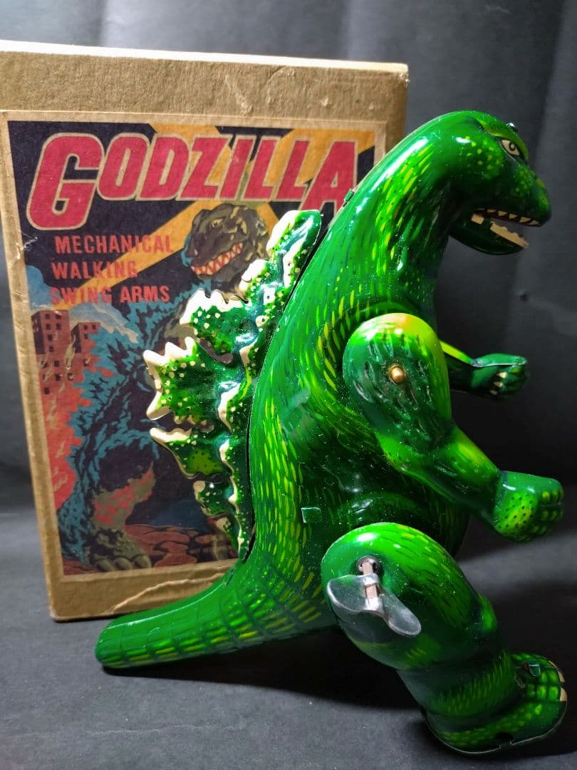 ビリケン製ブリキのゴジラ