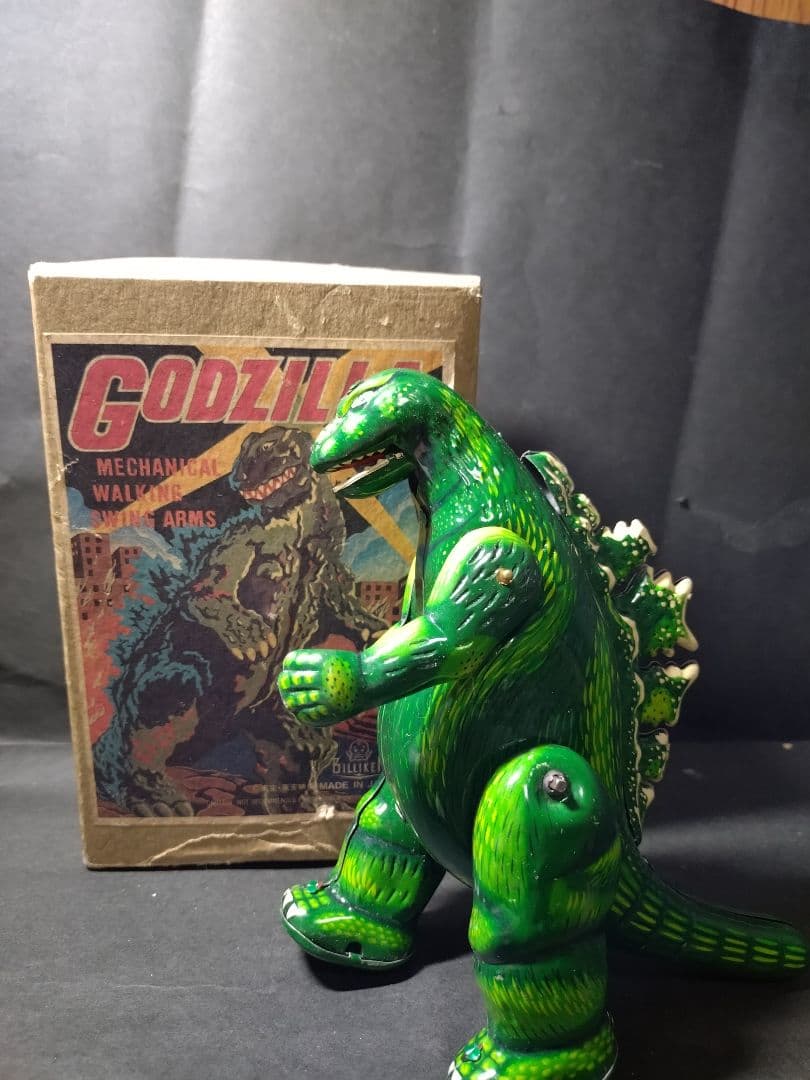 ビリケン製ブリキのゴジラ