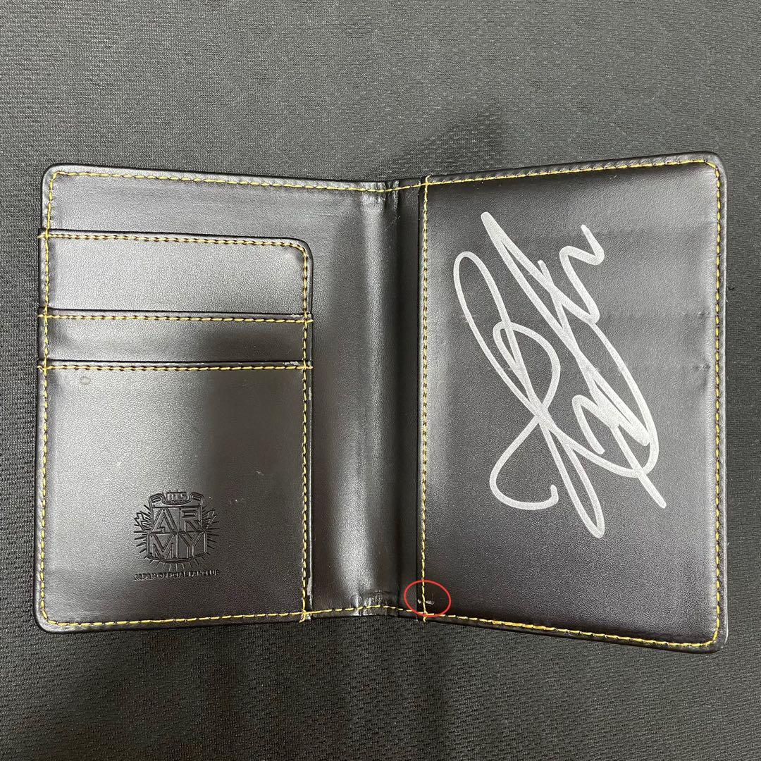 BTS FC継続特典 パスポートケース Vサイン入り