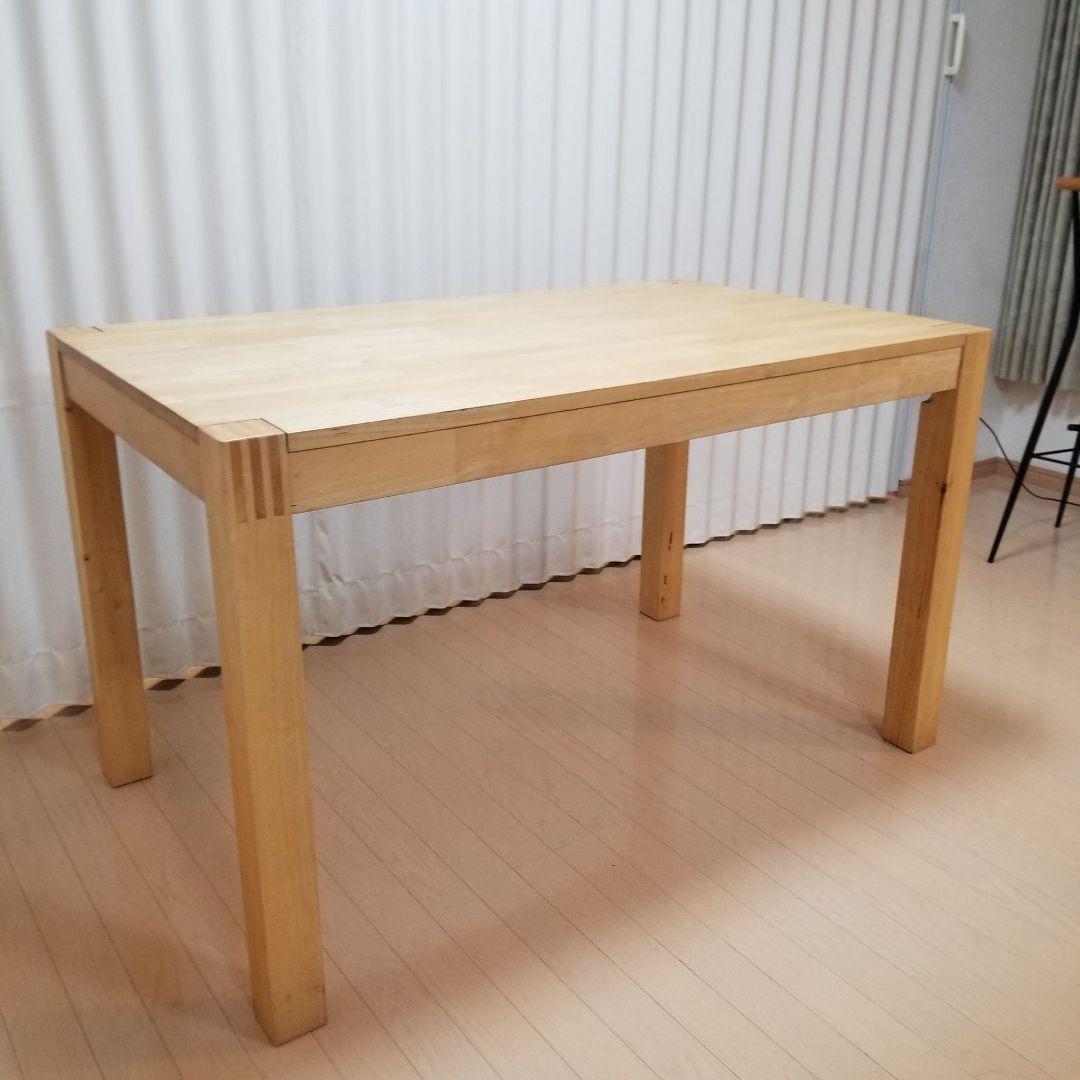 IKEA ダイニングテーブル　NORDBY ノールドビー　125cm 無垢材