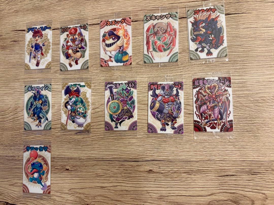 神羅万象チョコ　ノーマル　バラ売り　神獄、王我、ZX、九邪 神羅万象チョコ ノーマル バラ売り 神獄、王我、ZX、九邪