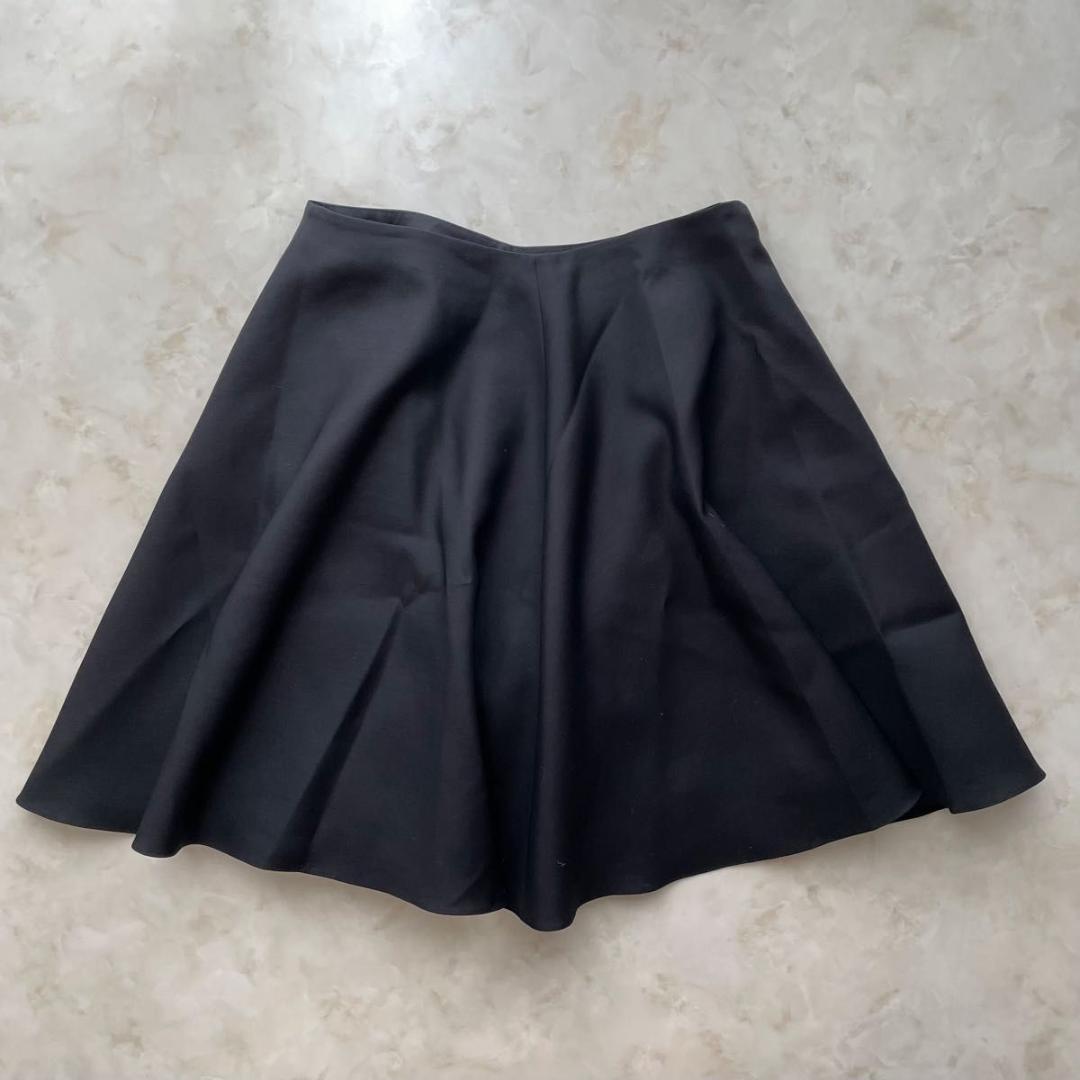 極美品 Christian Dior ウール シルク　フレアスカート　38 M