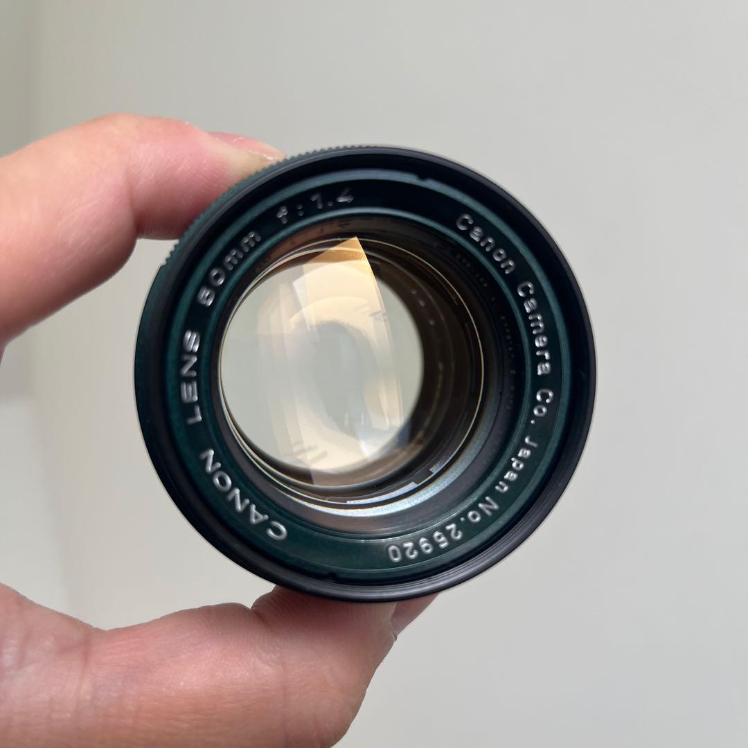 Canon P ＋ canon 50mm f1.4 L39 【グリーン】