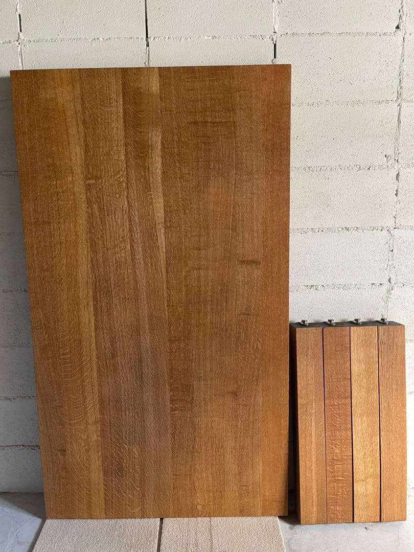 美品　nissin 日進木工　オーク無垢材　ダイニングテーブル　アクタス　北欧