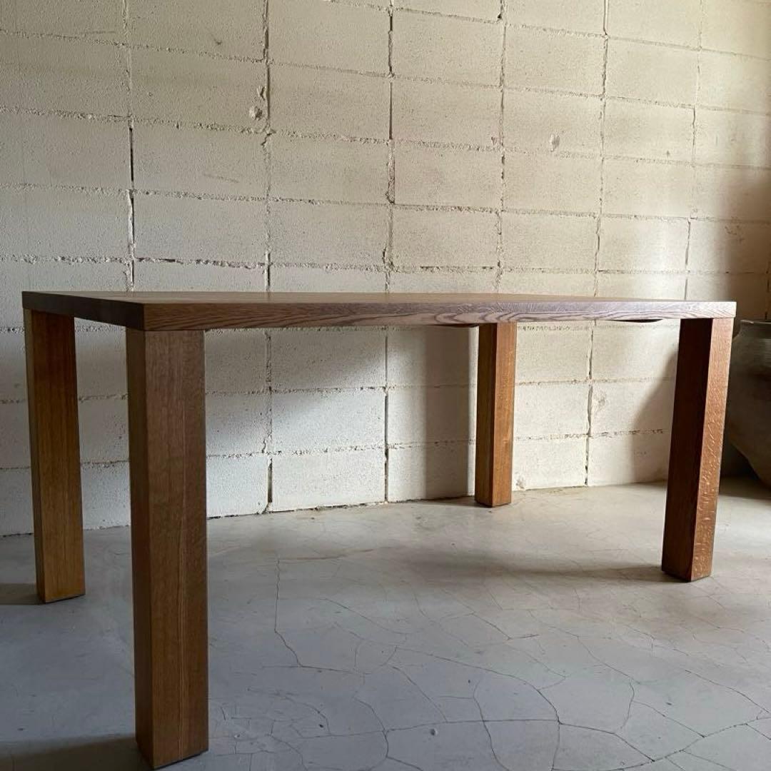 美品　nissin 日進木工　オーク無垢材　ダイニングテーブル　アクタス　北欧