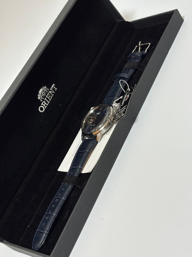 【未使用品】オリエント バンビーノ 自動巻 オープンハート RN-AG0008L