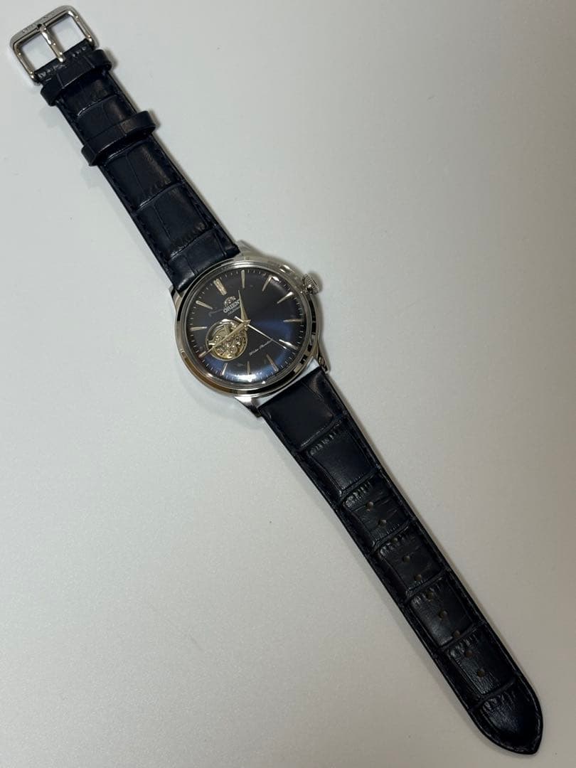 【未使用品】オリエント バンビーノ 自動巻 オープンハート RN-AG0008L