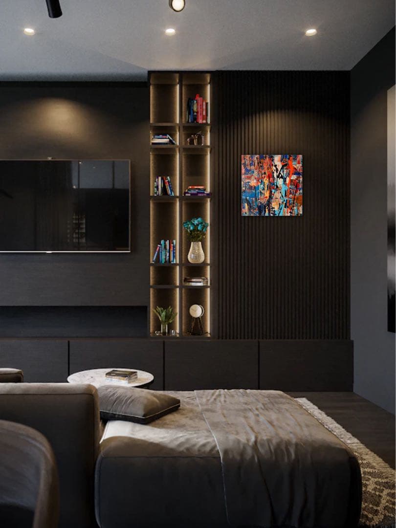 モダン インテリア アートパネル 絵画 抽象画 現代アート 北欧 クール