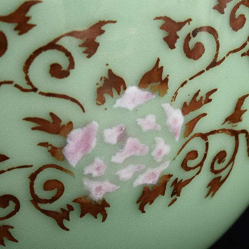 瀬戸焼 陶玉園 加藤五助製 染付 漢詩花文 鉢 合わせ箱 M R9444 - メルカリ