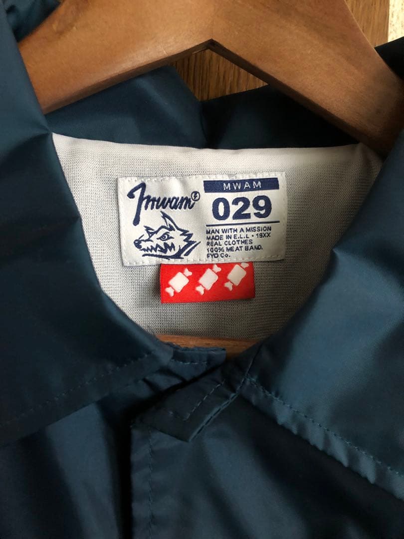 マンウィズ　コーチジャケット　グリーン　Lサイズ