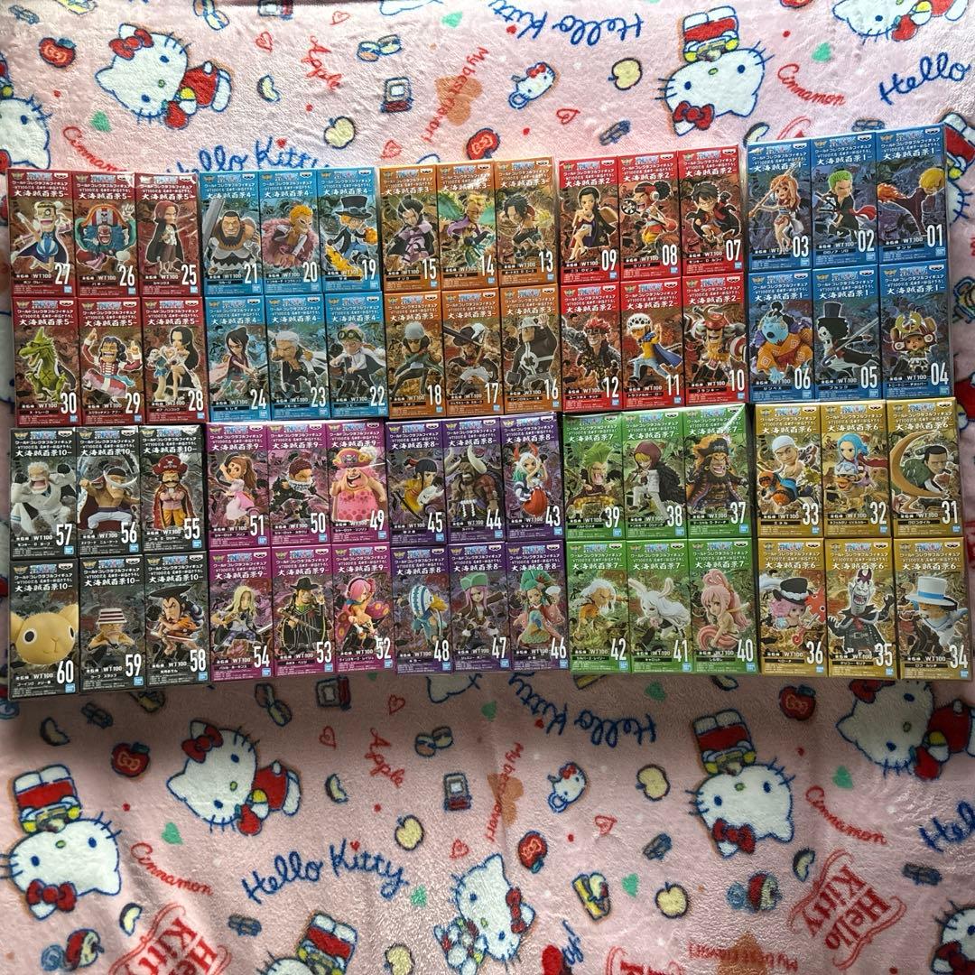 ワンピース ワールドコレクタブルフィギュア 大海賊百景 全60種