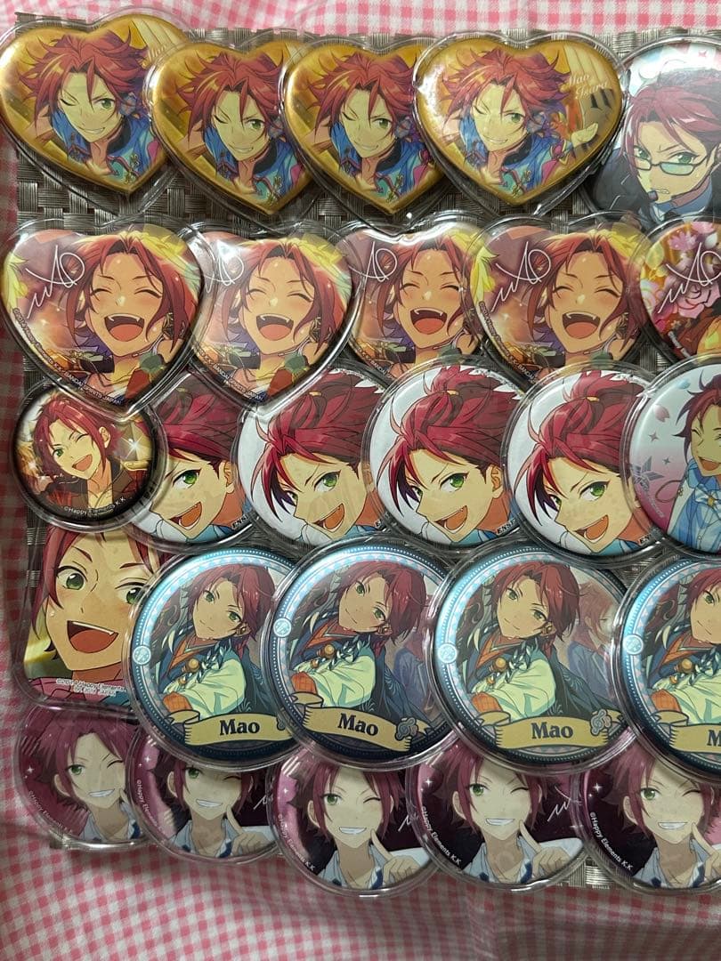 あんスタ　衣更真緒　缶バッジ　ハート缶バッジ　3周年　　とるパカ　中国　痛バ