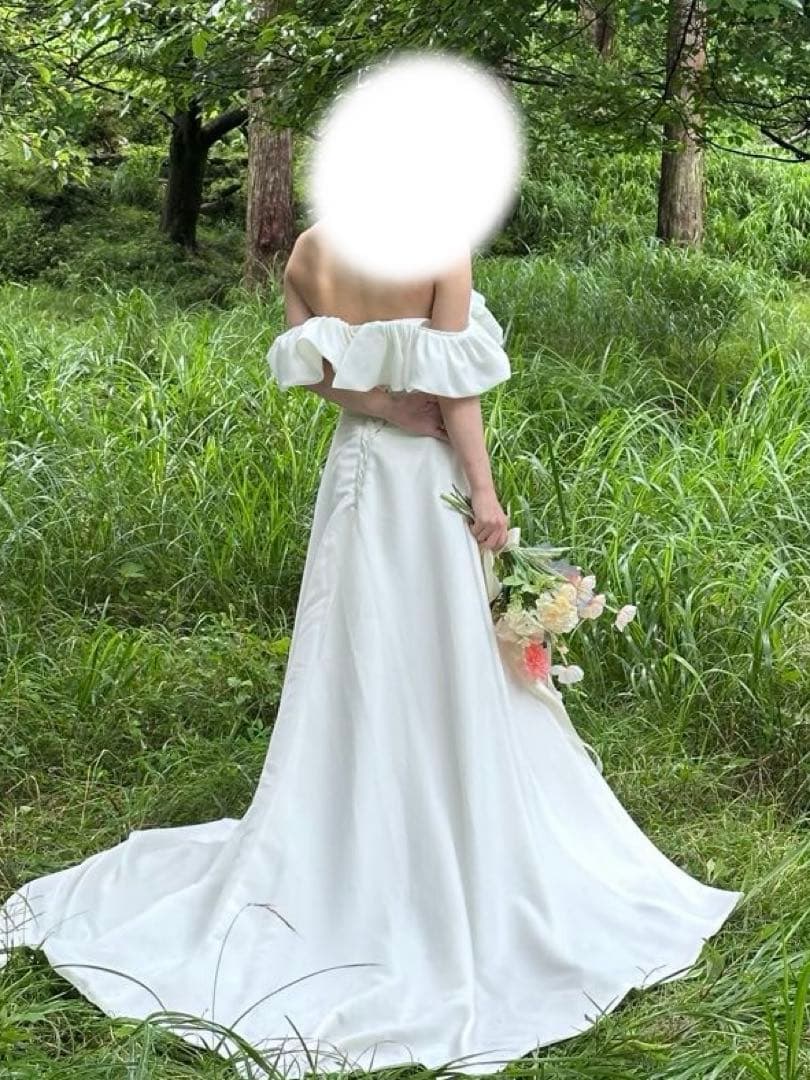 オフショルダー Aラインドレス（DRESS PRODUCTION）