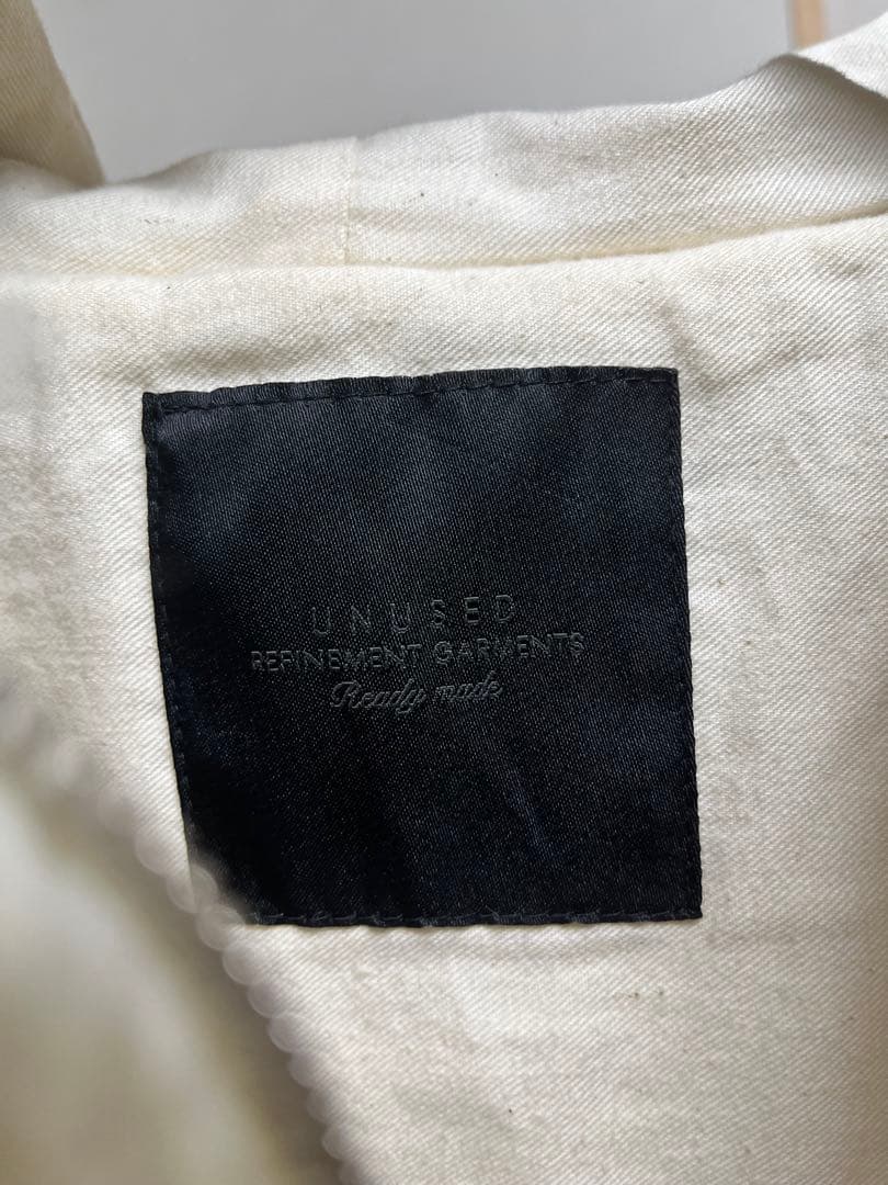 【美品】UNUSED/アンユーズド ハーフジップ フーディ ファーパーカー