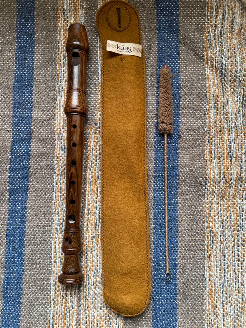 キュング　kung Meisterstuck ソプラノリコーダー　ローズウッド