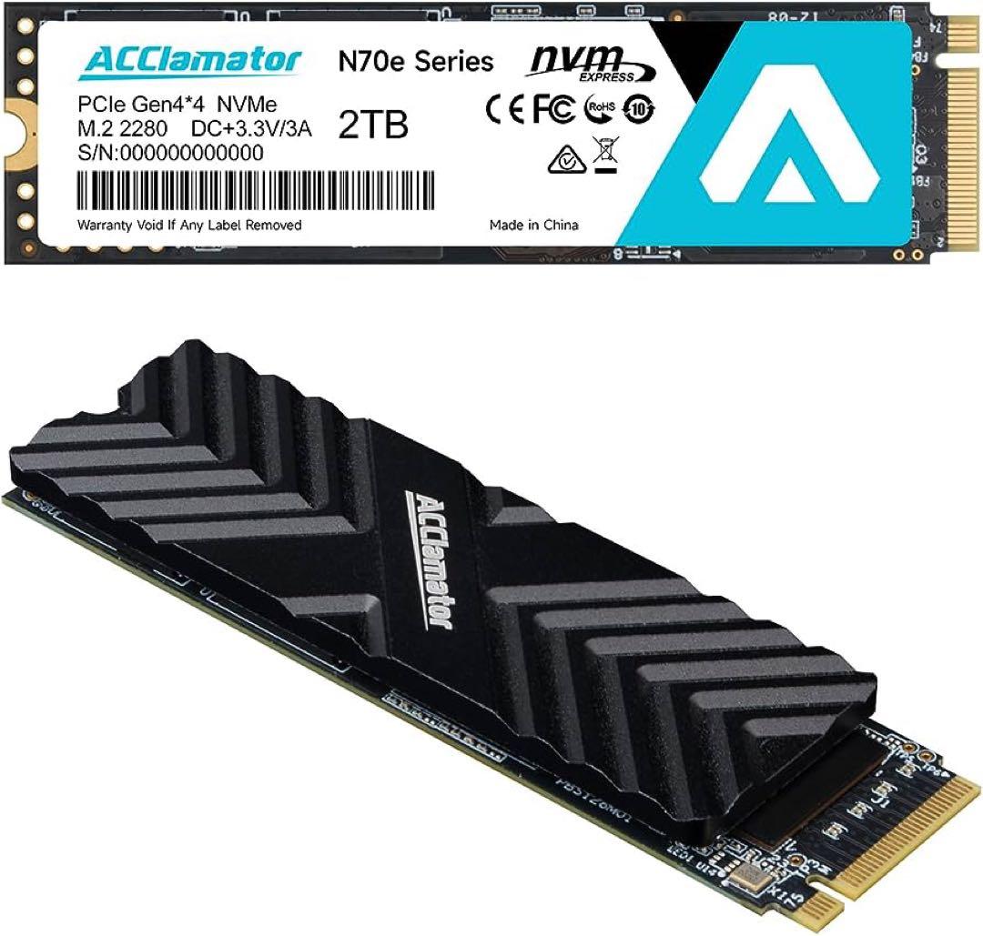 ACCLAMATOR SSD 2TB 内蔵型SSD 2TB ACClamator PCle Gen4 Amazon.co.jp