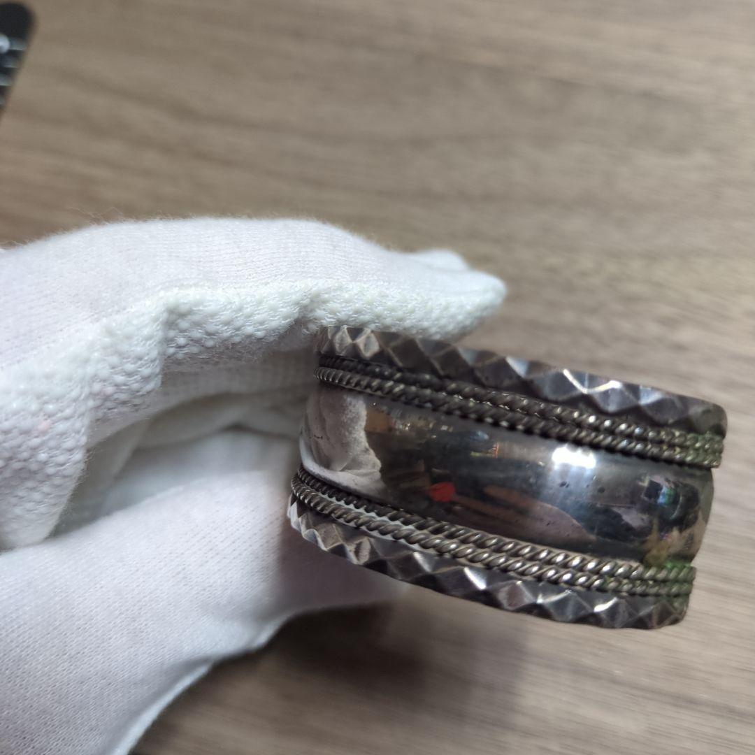 希少 TAHE バングル インディアンジュエリー 約34g