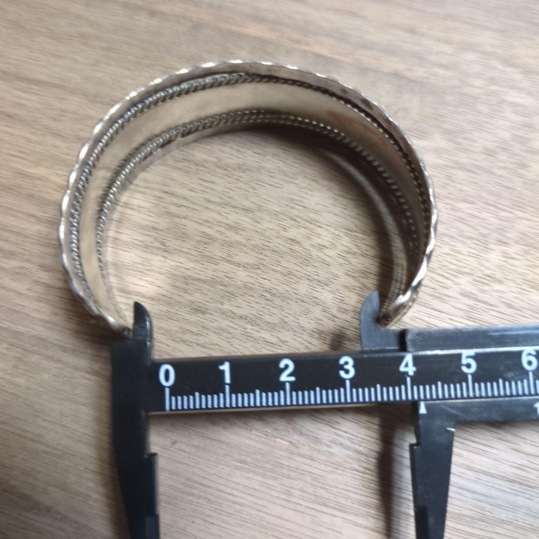 希少 TAHE バングル インディアンジュエリー 約34g