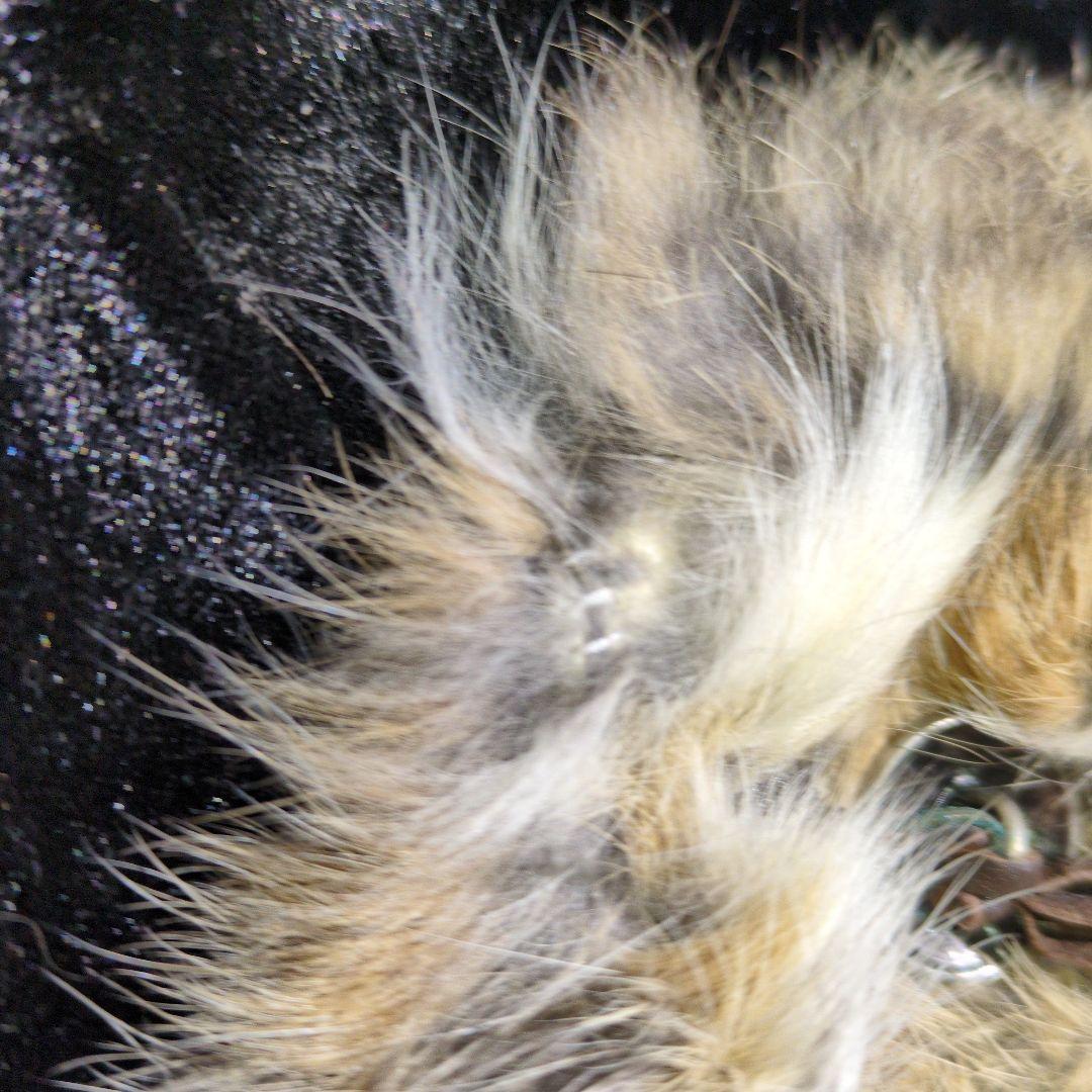 ​goa ゴア リアルファー コンチョ付 ラビットファー　ベルトセット