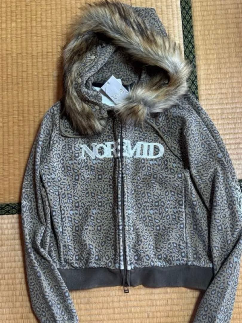 noremid FUR ZIP HOODIE レオパード 完売品
