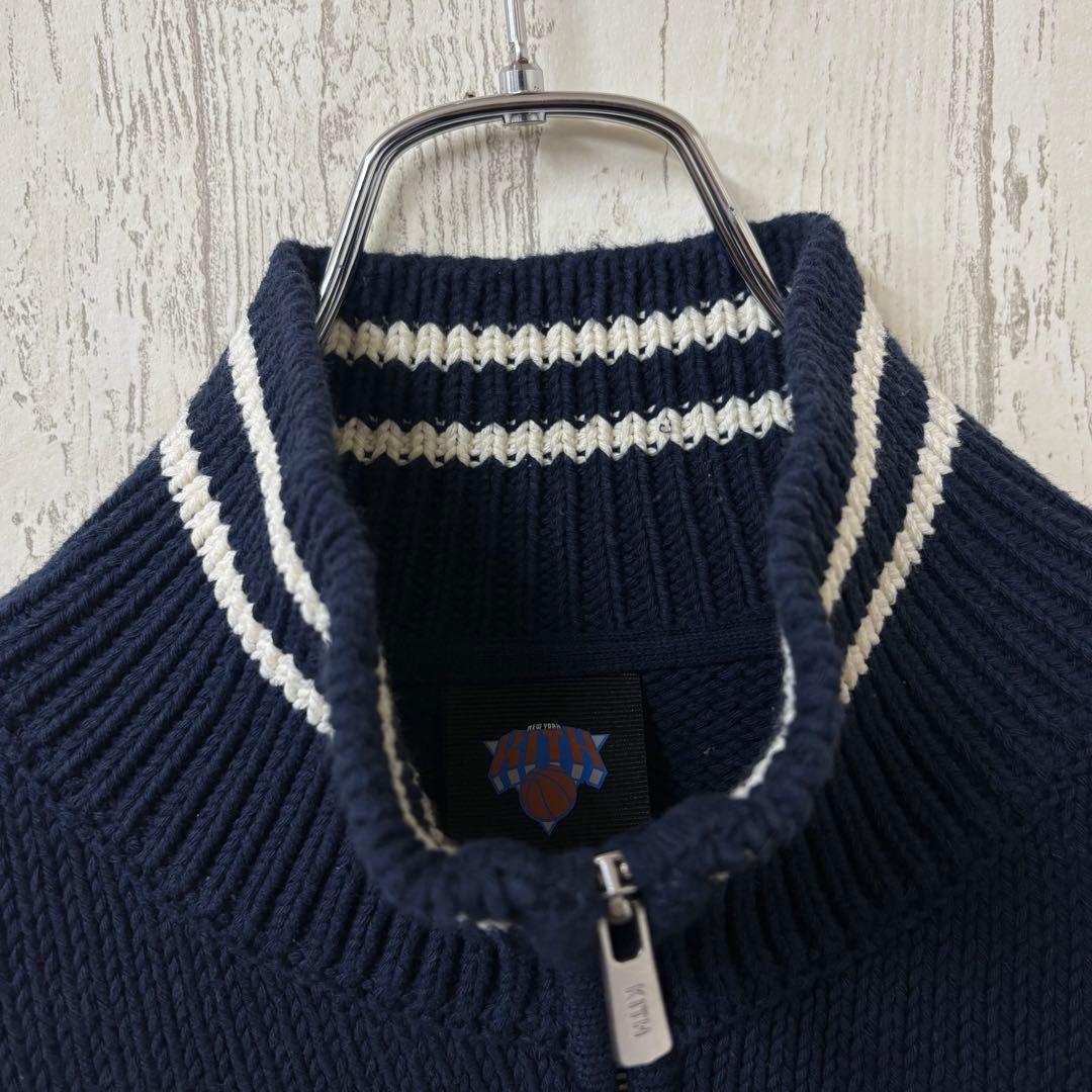 【激レア】KITH キス　NBA ジャケット　ニット　完売モデル　ブルゾン　刺繍