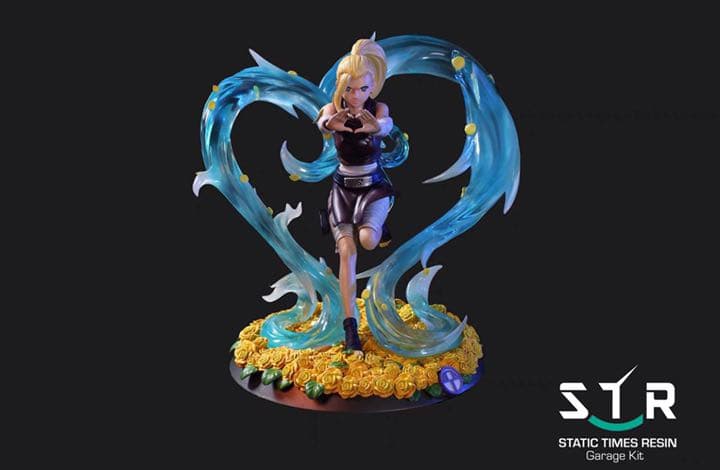 NARUTO ナルト 山中いの ガレージキット ガレキ スタチュー②