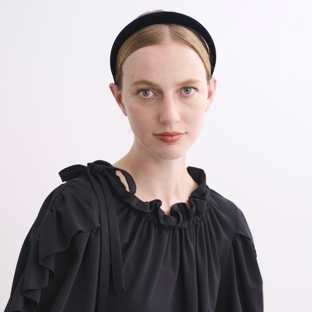 アレクサンドルドゥパリ　ベロア　カチューシャ　2.5センチ　TIMELESS