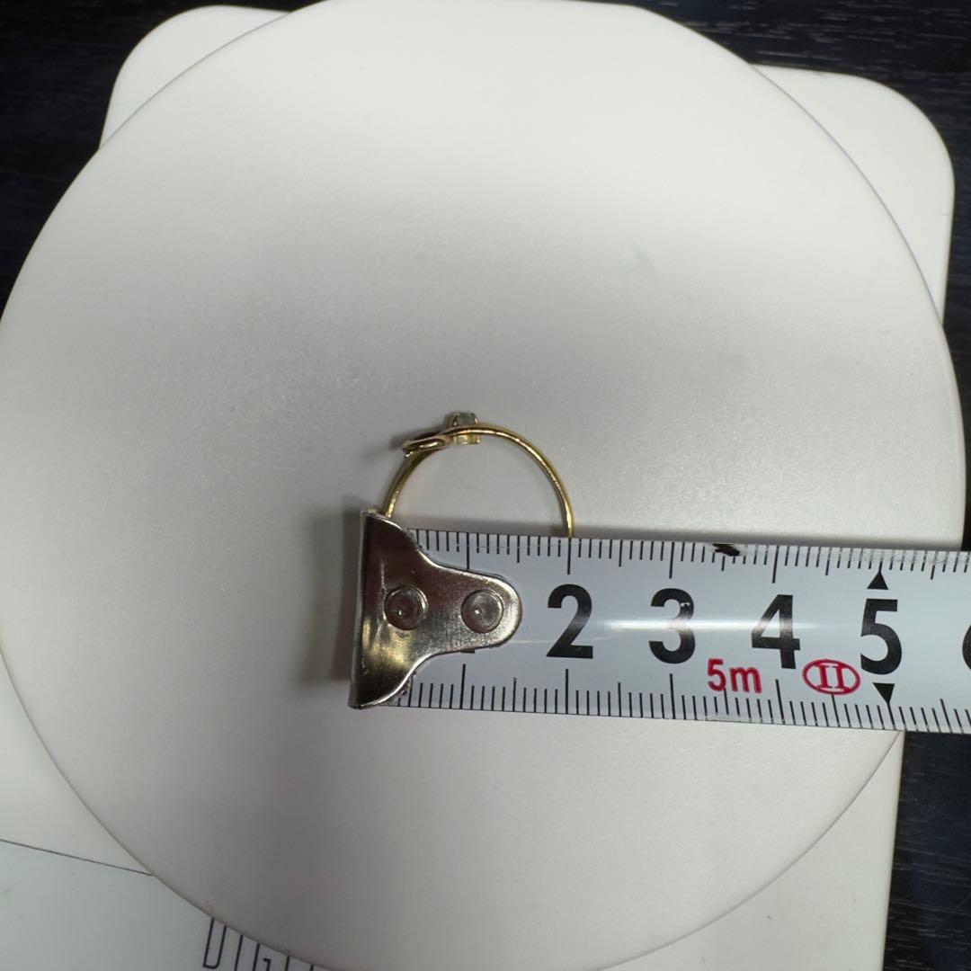 18金リング(k18) 約1.9g リングサイズ22号