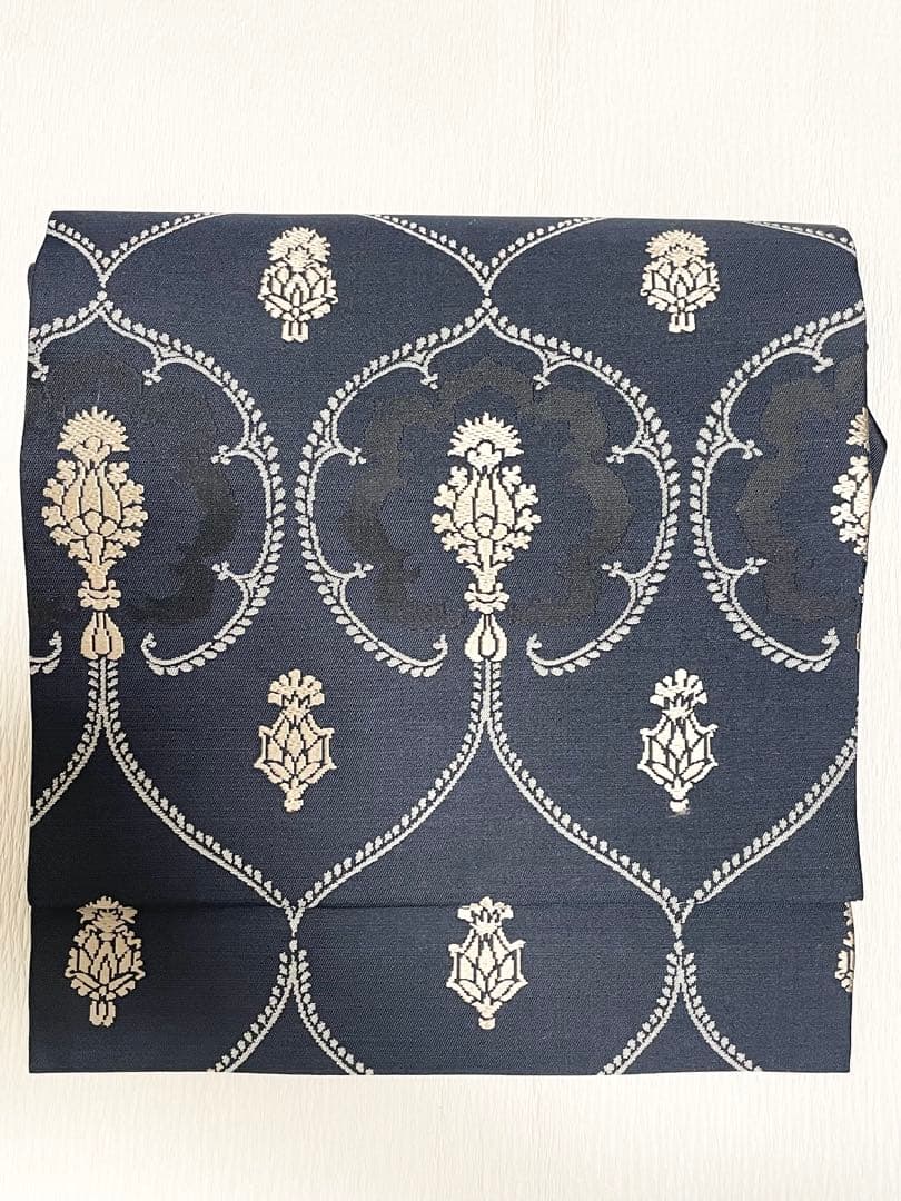 勝山健史 九寸名古屋帯 イタリア裂