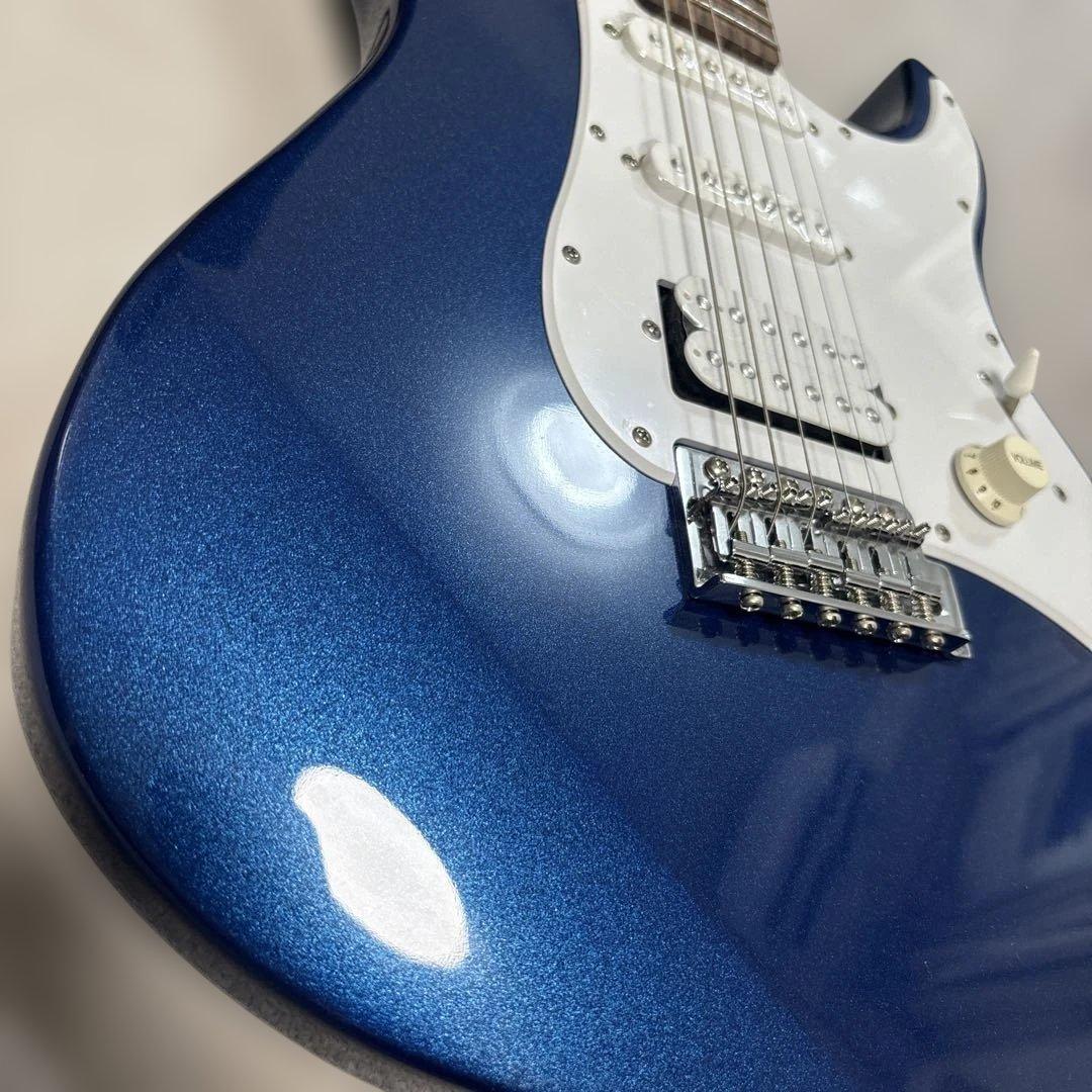 Yamaha PAC012 Jブルー エレキギター　ピックとケースとケーブル付き