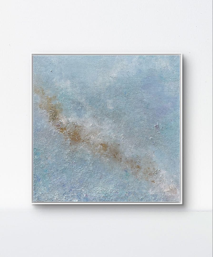 原画/額装済み/和風/禅/アート/抽象画/モダン/ホテル/ゴールド/紫陽花/紫