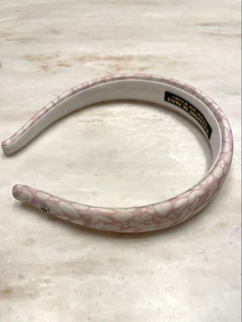 ALEXANDRE DE PARIS 花柄 カチューシャ