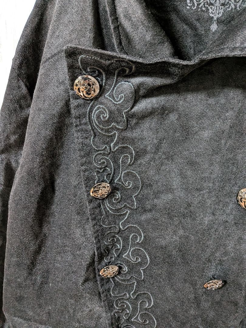 PUNK RAVE ダブルブレストジャケット 刺繍デザイン　裏地豪華　ゴスロリ