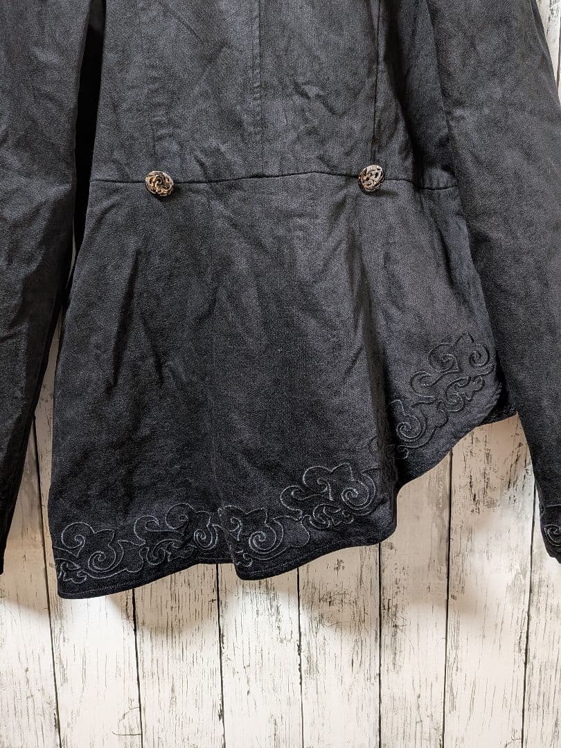 PUNK RAVE ダブルブレストジャケット 刺繍デザイン　裏地豪華　ゴスロリ