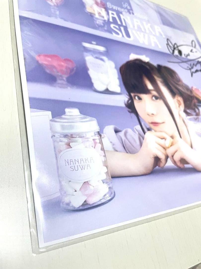 【直筆サイン入り】諏訪ななか 『So Sweet Dolce』 メガジャケ