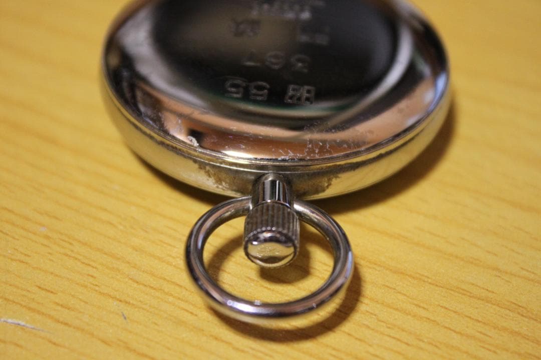 門鉄　昭和55年　懐中時計　SEIKO　鉄道時計　門司鉄道管理局