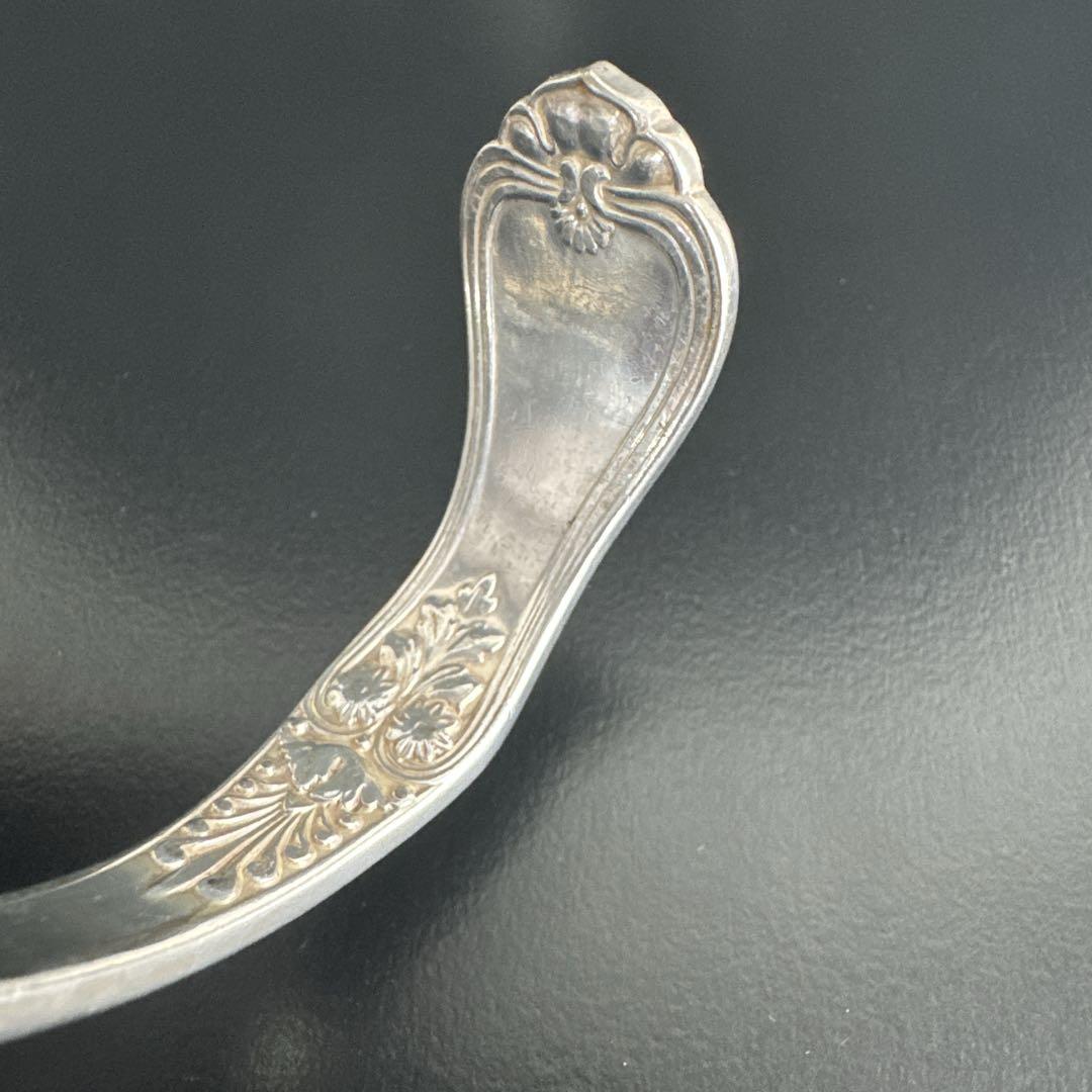 一点物　希少　オールド　ティファニー　ブレス　フォークバングル　シルバー　y2k