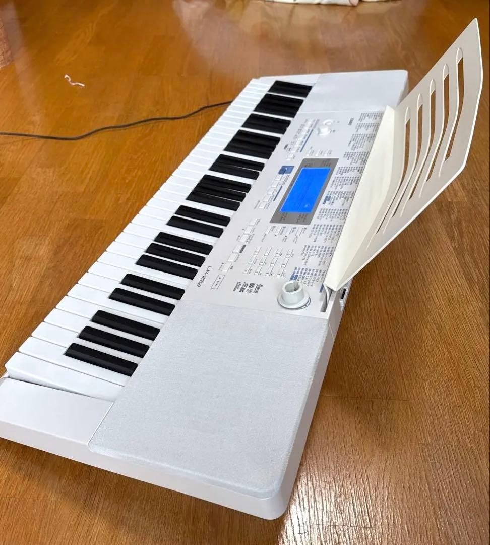 CASIO キーボード LK222 カシオ 光ナビゲーションキーボード - メルカリ