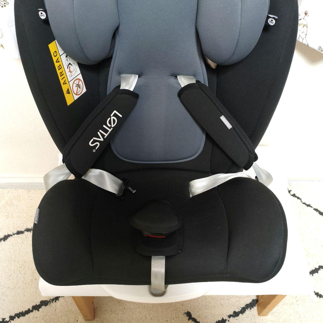 【美品】LETTAS チャイルドシート 360° 回転式 レッタス