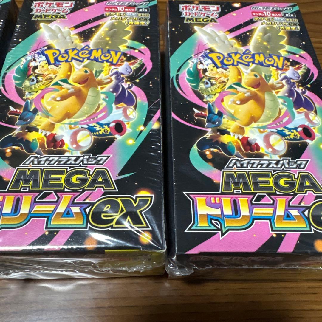 ポケモンカードゲーム MEGAドリームEX 6ボックス　シュリンク付き