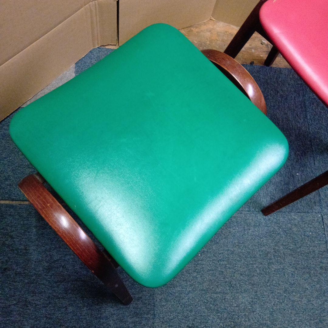 秋田木工 木製スツール 剣持勇 椅子2脚