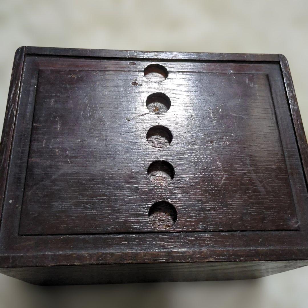 麻雀牌 麻雀パイ 唐木箱 骨面 背竹 時代物 アンティーク 中国　高級