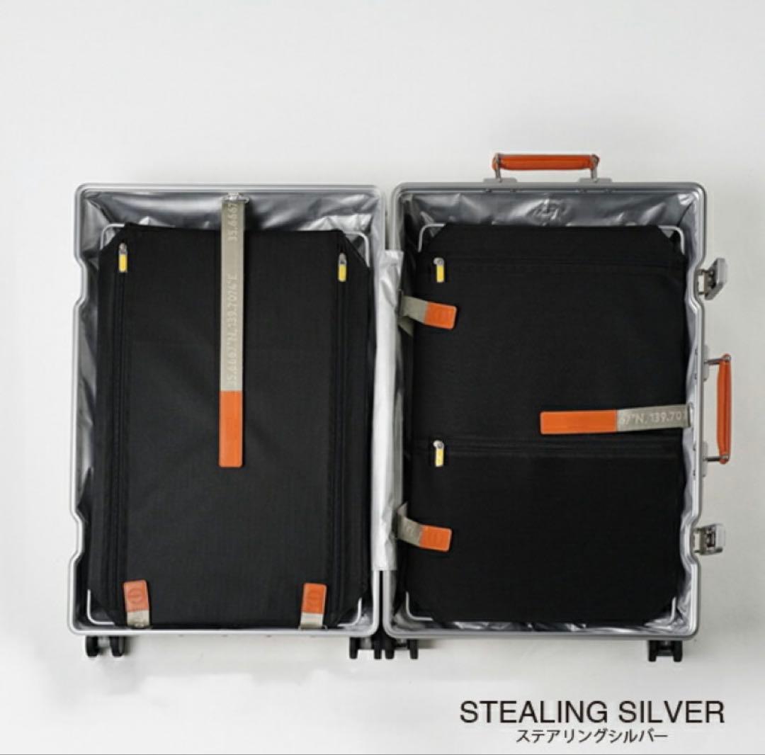 innovator アルミスーツケース 70L ／STERLING SILVER