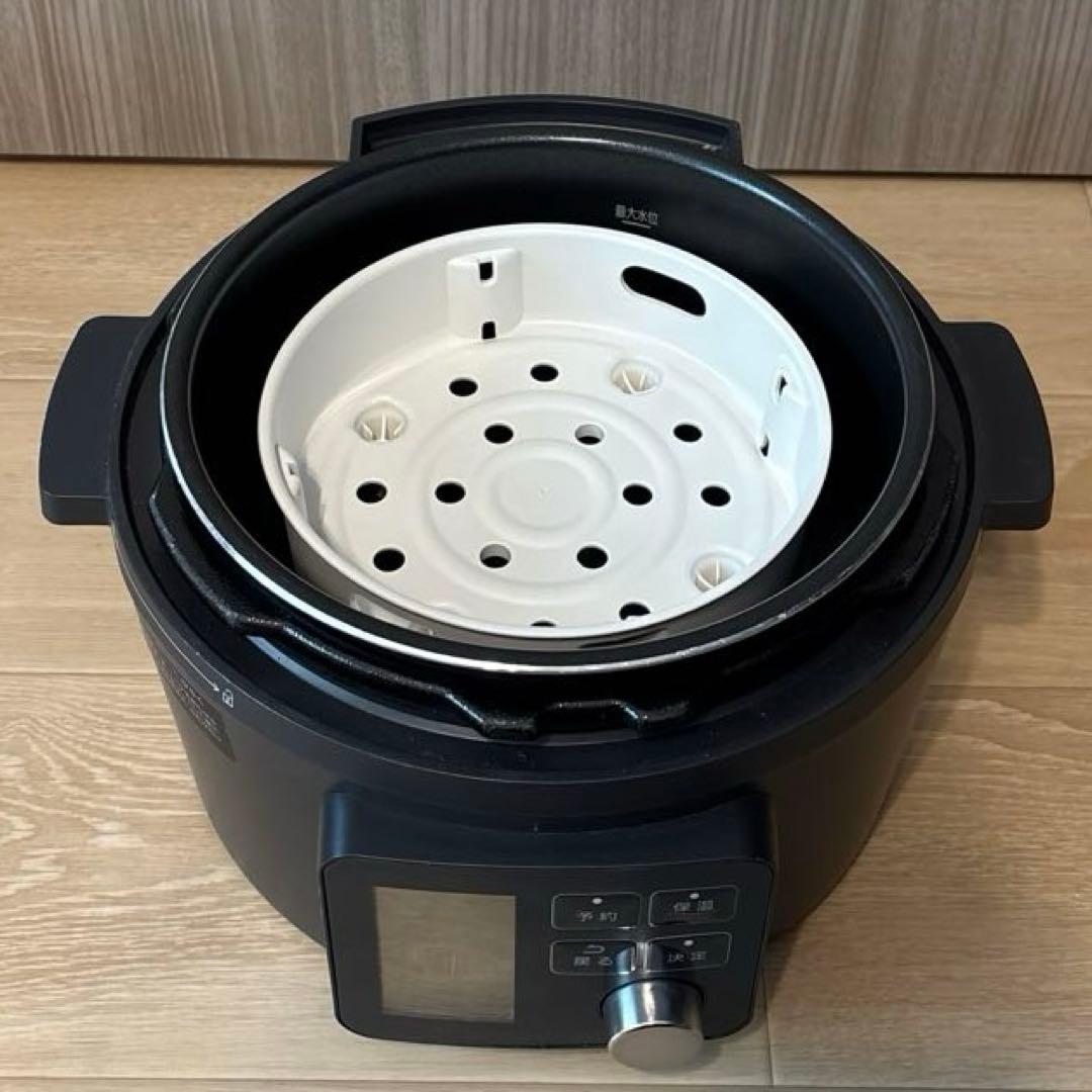 アイリスオーヤマ 電気圧力鍋 4.0L ブラック KPC-MA4-B