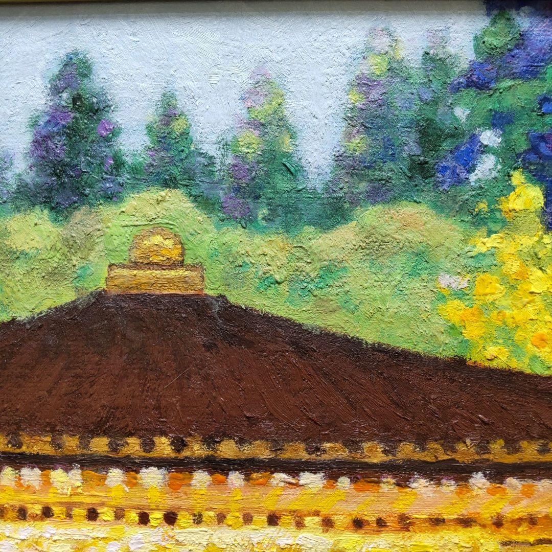 中尊寺金色堂華美心象図 油彩画・油絵