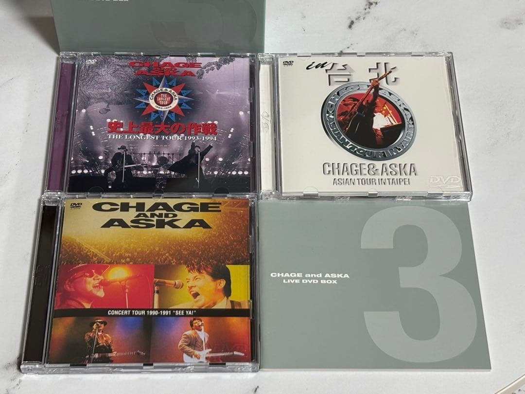 セット売り】CHAGE AND ASKA LIVE DVD BOX 2、3